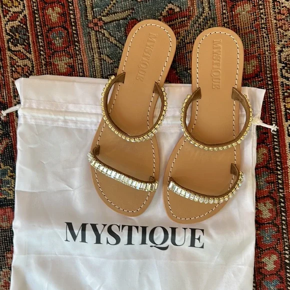Mystique jeweled sandals! 🌟 - Picture 1 of 6